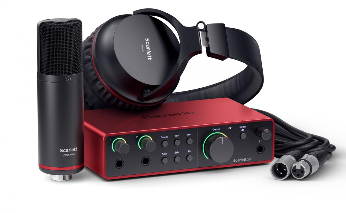 Vers van de pers - test van de 4de generatie Focusrite Scarlett audio-interface