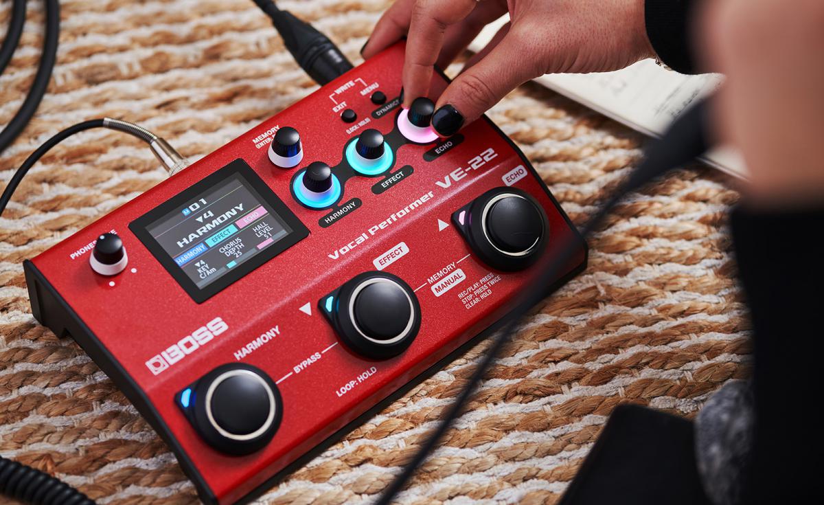 Nieuwe vocal processor van Boss gelanceerd - de VE-22