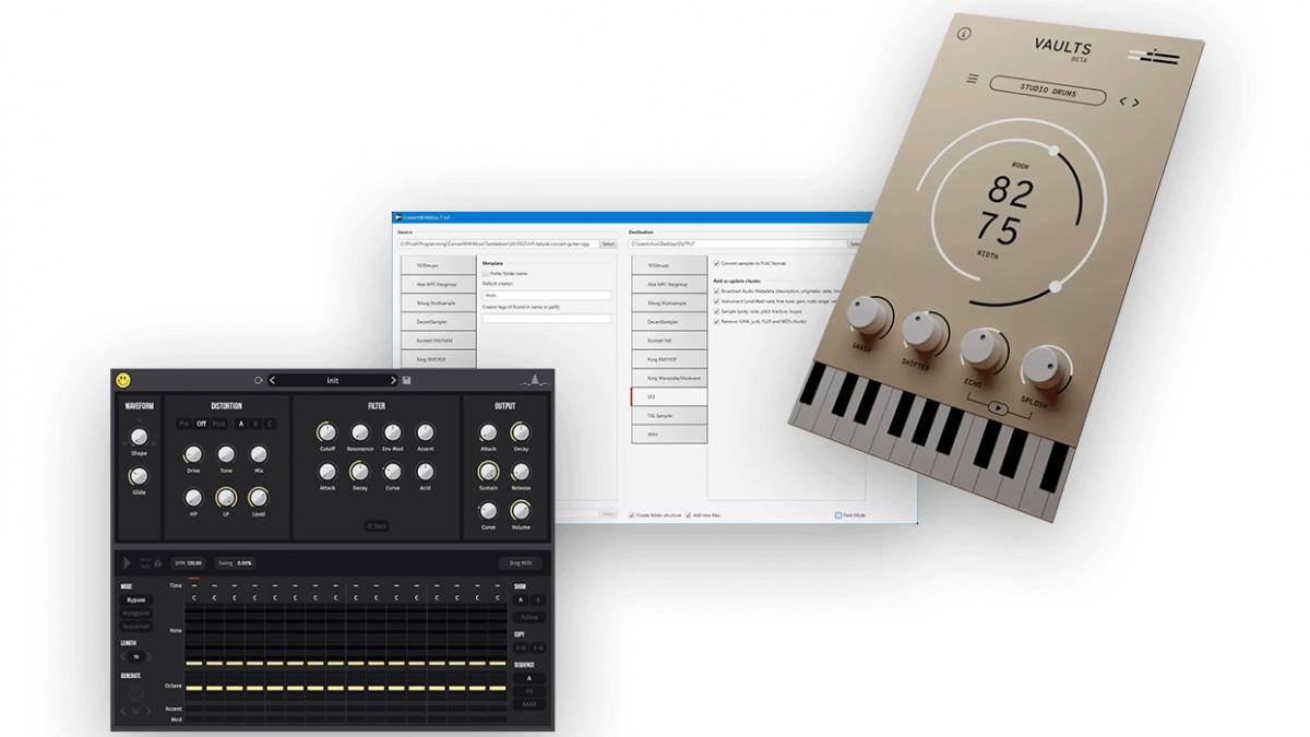 Download nieuwe freeware! MI-03 Bassline, Studio Drums, ConvertwithMoss