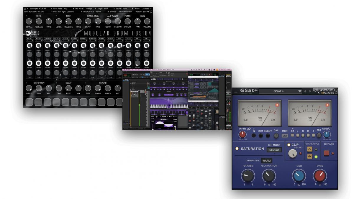 Download nieuwe freeware! Modular Drum Fusion, Plugin Buddy, GSatPlus